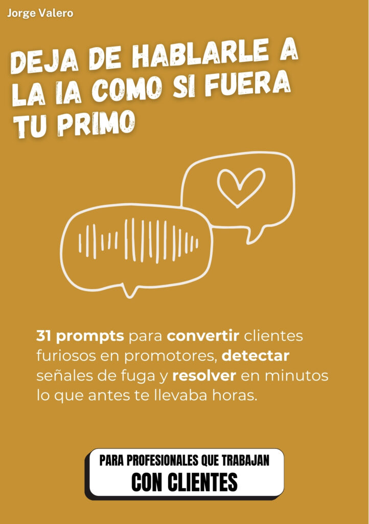 Portada del libro de IA para Customer Experience de Jorge Valero