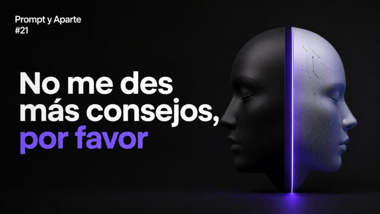 No me des más consejos, por favor