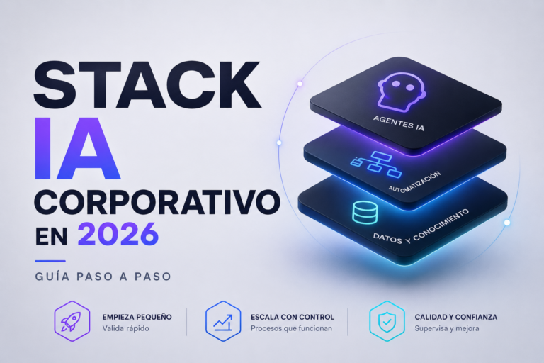 Cómo crear tu stack de IA corporativo en 2026: guía paso a paso