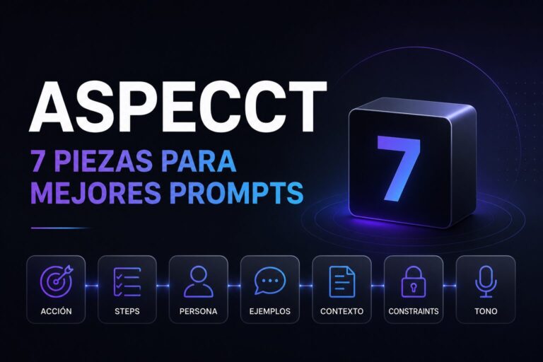 Cómo hablarle a la IA para que haga lo que quieres: el método ASPECCT