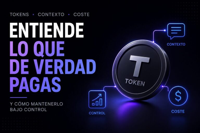 Tokens, contexto y coste: lo que de verdad pagas cuando usas IA en la empresa