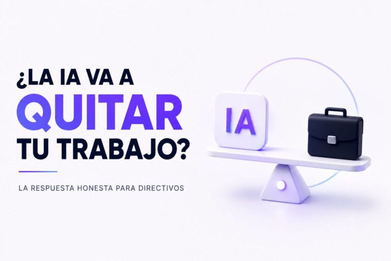 ¿La IA va a quitar el trabajo a los directivos? La respuesta honesta