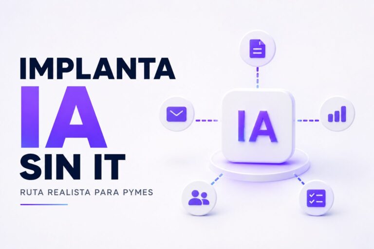 Cómo implantar IA en una empresa sin departamento de IT