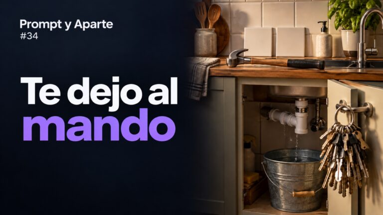 Te dejo al mando